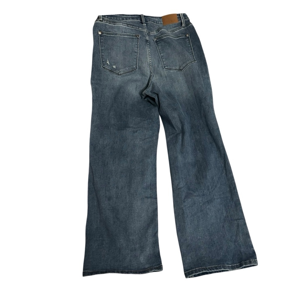 Judy Blue Distressed 90's Straight Leg Jeans sie 14W - Picture 2 of 7